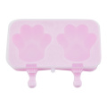 food grade BPA free DIY cute shape cakesicle mold tray with lid silicone ice cream mold popsicle